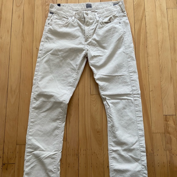 Citizens of Humanity Agnes mid rise slim straight corduroy pants size 27 - Picture 2 of 14